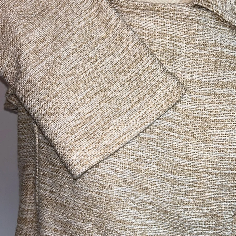 Dolan Left Coast Collection Cotton Sand-tone Long Sleeve Crop Jacket Women’s S - Picture 7 of 14